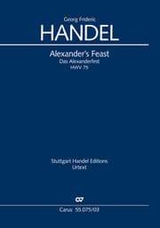 Cover von Alexander's Feast (Klavierauszug)