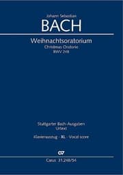 Cover von Weihnachtsoratorium (Klavierauszug XL deutsch/englisch)