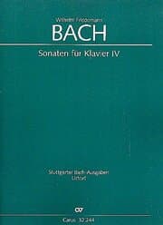 Cover von W. F. Bach: Sonaten für Clavier IV