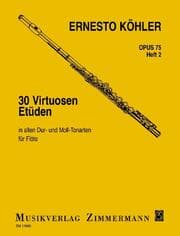 Cover von 30 Virtuosen Etüden in allen Dur- und Moll-Tonarten