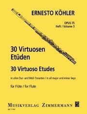 Cover von 30 Virtuosen Etüden in allen Dur- und Moll-Tonarten