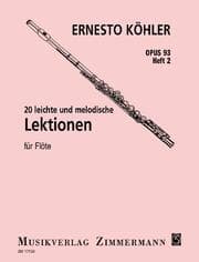 Cover von 20 leichte und melodische Lektionen