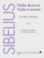 Cover von Violin-Konzert d-Moll op. 47.