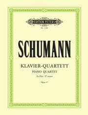 Cover von Quartett für Klavier, Violine, Viola und Violoncello Es-Dur op. 47