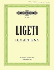 Cover von Lux Aeterna for 16-part Mixed Choir (Vocal Score)