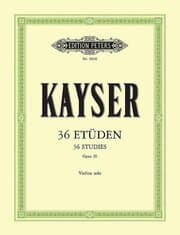 Cover von 36 Etüden op. 20 für Violine