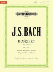 Cover von Konzert für Cembalo (Klavier), Streicher und Basso continuo d-Moll BWV 1052