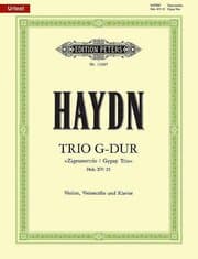 Cover von Trio für Violine, Violoncello und Klavier G-Dur Hob. XV: 25