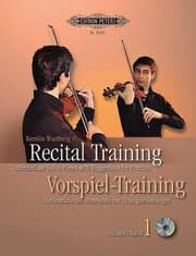 Cover von Recital Training/Vorspiel-Training 1