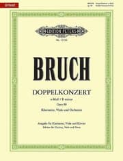 Cover von Doppelkonzert für Klarinette (Violine), Viola und Orchester e-Moll