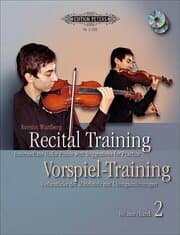 Cover von Recital Training/Vorspieltraining 2