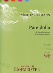 Cover von Paraeidolie für Saxophnquartett