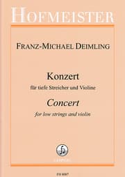 Cover von Konzert für tiefe Streicher und Violine