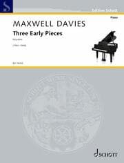 Cover von Three Early Pieces