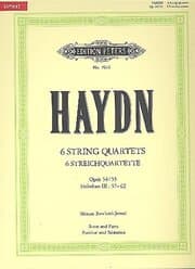 Cover von 6 Streichquartette op. 54/55 Hob. III: 57-62