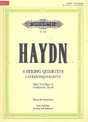 Cover von 6 Streichquartette op. 71 und 74 Hob. III: 69-74