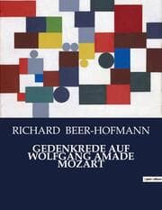 Cover von GEDENKREDE AUF WOLFGANG AMADE MOZART