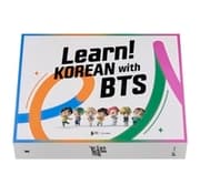 Cover von Learn! KOREAN With BTS (Global New Cover Edition) - With Motipen - Korean Learning for Beginners With BTS Voices - Korean Keyboard Stickers - Flash Cards