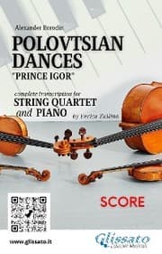 Cover von Full score of 'Polovtsian Dances' for String Quartet and Piano
