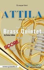 Cover von Attila (prelude) Brass quintet - score