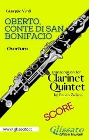 Cover von Clarinet Quintet score 'Oberto, Conte di San Bonifacio'