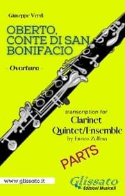 Cover von Eb Piccolo Clarinet part of 'Oberto' for Clarinet Quintet