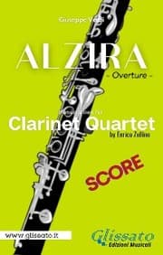 Cover von Clarinet Quartet Score of 'Alzira'