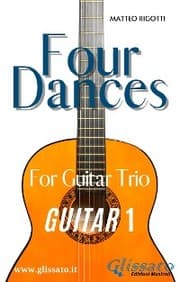 Cover von Four Dances - Guitar 1