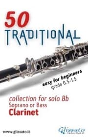 Cover von 50 Traditional - collection for solo Bb Soprano or Bass Clarinet