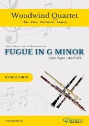 Cover von (Parts) Little Fugue - Woodwind Quartet