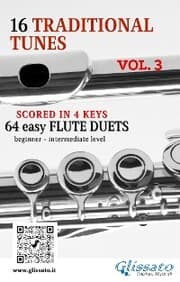 Cover von 16 Traditional Tunes - 64 easy flute duets (VOL.3)