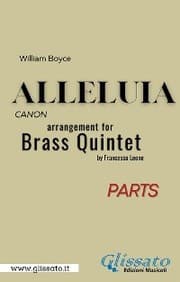Cover von Alleluia by William Boyce for brass quintet/ensemble (set of parts)