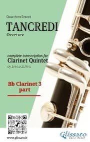 Cover von Bb Clarinet 3 part of 'Tancredi' for Clarinet Quintet