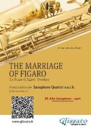 Cover von Eb Alto part 'The Marriage of Figaro' - Sax Quartet