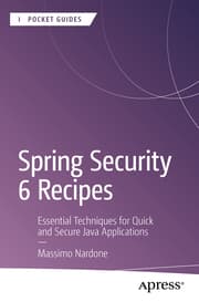 Cover von Spring Security 6 Recipes