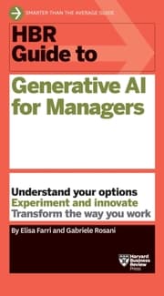 Cover von HBR Guide to Generative AI for Managers