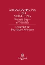 Cover von Altersversorgung und Vergütung