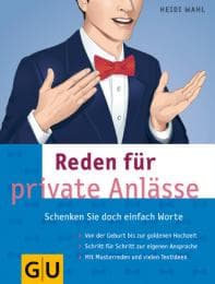 Cover von Reden für private Anlässe