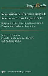 Cover von Romanistische Korpuslinguistik II/Romance Corpus Linguistics II