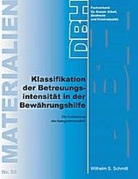 Cover von Klassifikation der Betreuungsintensität in der Bewährungshilfe