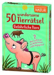 Cover von 50 wundersame Tierrätsel - Gefährliche Tiere