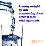 Cover von Losing weight by not consuming food after 8 p.m. - with hypnosis