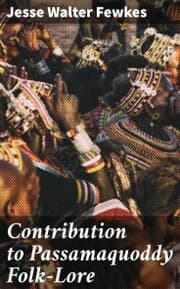 Cover von Contribution to Passamaquoddy Folk-Lore