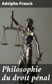Cover von Philosophie du droit pénal