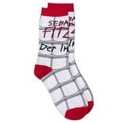 Cover von Sebastian Fitzek-Socken 'Der Insasse' Größe 36-41