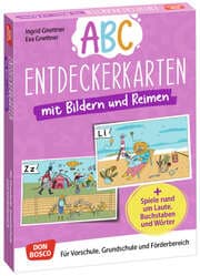 Cover von Abc-Entdeckerkarten mit Bildern und Reimen