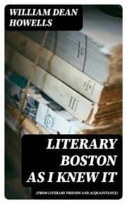 Cover von Literary Boston as I Knew It (from Literary Friends and Acquaintance)
