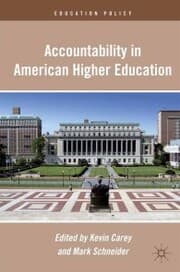 Cover von Accountability in American Higher Education