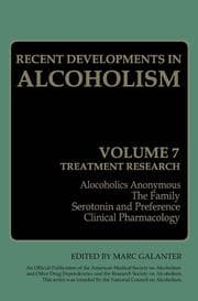 Cover von Recent Developments in Alcoholism 7