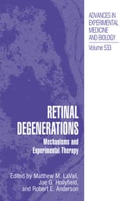Cover von Retinal Degenerations